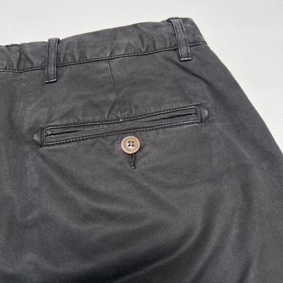 Todd Snyder Stretch Twill Chino SIZE 28 x 32 Black Garment Washed Slim Fit Pants - Picture 9 of 11